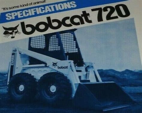 bobcat 720 spec sheet